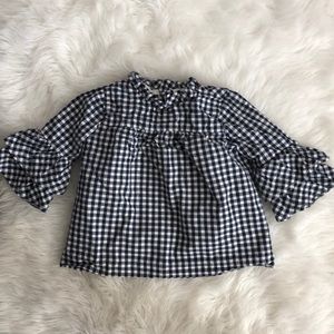 Janie and Jack checkered shirt